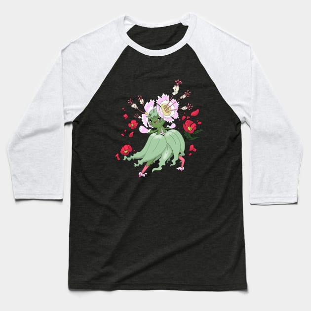 Dancing Spirit Baseball T-Shirt by koifish